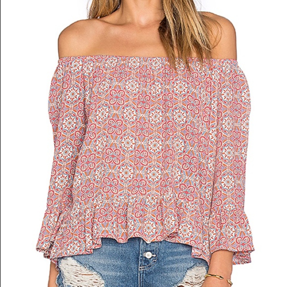 Sanctuary Shrug/Off the Shoulder Top - Size Small